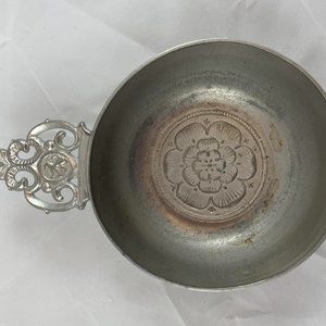 Antique Metawa Holland Pewter Porridge/Soup Bowl